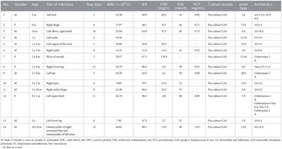 Case report: Abscesses in children caused by invasive group A Streptococcus